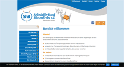 Desktop Screenshot of blasenkrebs-shb.de